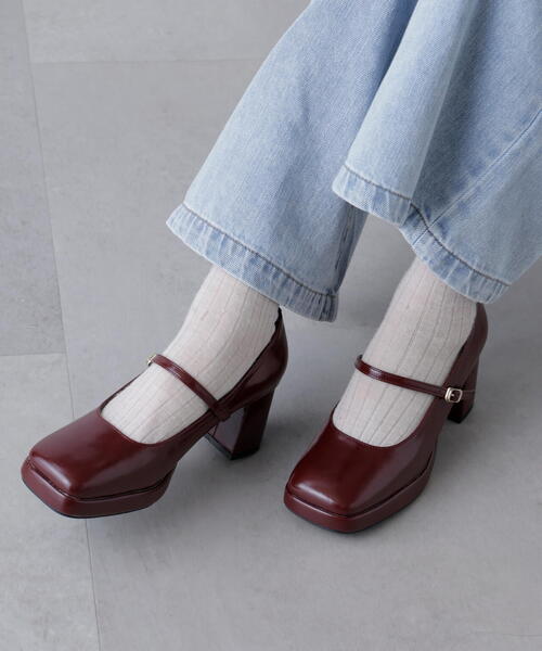 FREE'S MART（フリーズマート）の「◆ストームメリージェーン（パンプス・レディース・レッド/ブラック・SMALL/MEDIUM）」の10枚目の写真