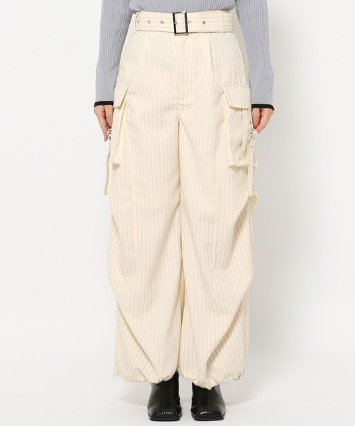 HARE 2way ベルテッドタック カーゴパンツ HARE（ハレ）の「2WAYベルテッドタックカーゴパンツ(HARE