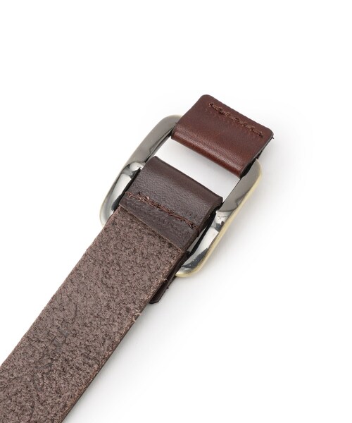 Dessin（デッサン）の「牛革23㎜スライドベルト（ベルト・レディース・ダークウッド/ブラック・00）」の7枚目の写真