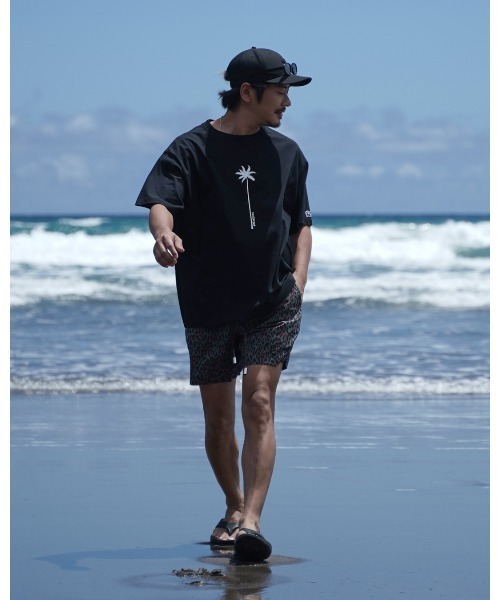 #Re:room（リルーム）の「パームツリーロゴプリントTシャツ（Tシャツ/カットソー・メンズ・ホワイト/ブラック・S-M）」の17枚目の写真