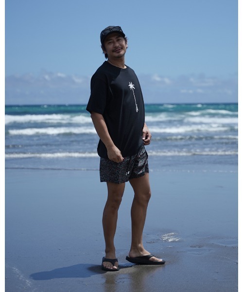 #Re:room（リルーム）の「パームツリーロゴプリントTシャツ（Tシャツ/カットソー・メンズ・ホワイト/ブラック・S-M）」の19枚目の写真