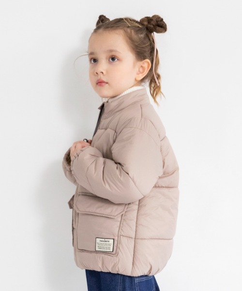 BRANSHES（ブランシェス）の「【マシンウォッシャブル】ジップアップアウター（ブルゾン・キッズ・オレンジ/グリーン/グレイッシュベージュ/ブラック・90cm/110cm/100cm/120cm/130cm/140cm/150cm）」の8枚目の写真