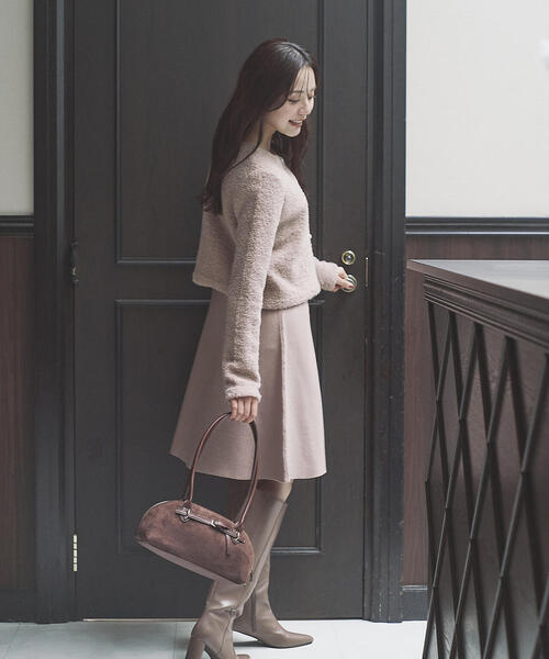 PROPORTION BODY DRESSING（プロポーションボディドレッシング）の「＜Ｅ＞ブークレカーデ / 1215277003（ニット/セーター・レディース・ベージュ/ネイビー/ピンク・FREE）」の5枚目の写真