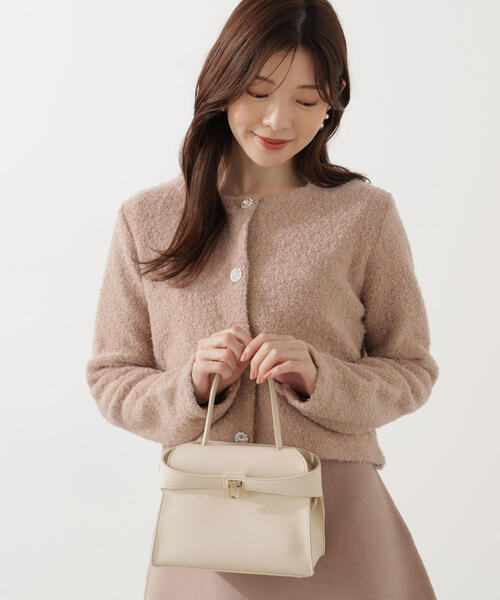 PROPORTION BODY DRESSING（プロポーションボディドレッシング）の「＜Ｅ＞ブークレカーデ / 1215277003（ニット/セーター・レディース・ベージュ/ネイビー/ピンク・FREE）」の7枚目の写真