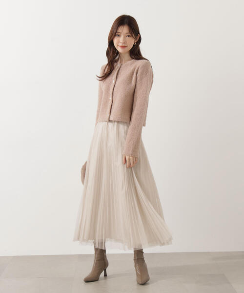 PROPORTION BODY DRESSING（プロポーションボディドレッシング）の「＜Ｅ＞ブークレカーデ / 1215277003（ニット/セーター・レディース・ベージュ/ネイビー/ピンク・FREE）」の11枚目の写真