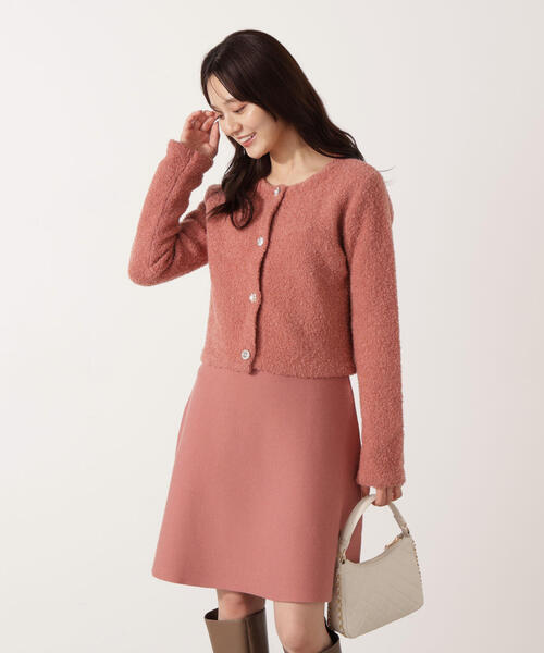 PROPORTION BODY DRESSING（プロポーションボディドレッシング）の「＜Ｅ＞ブークレカーデ / 1215277003（ニット/セーター・レディース・ベージュ/ネイビー/ピンク・FREE）」の17枚目の写真