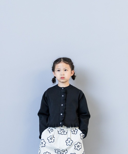 LOWRYS FARM（ローリーズファーム）の「プリプリニットカーディガン　 583717（カーディガン/ボレロ・キッズ・ブラック/レッド/グリーン系その他・130cm/120cm/140cm/110cm/150cm）」の18枚目の写真