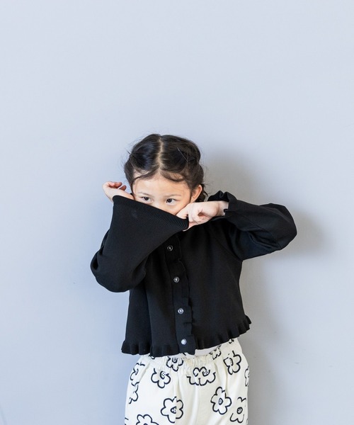 LOWRYS FARM（ローリーズファーム）の「プリプリニットカーディガン　 583717（カーディガン/ボレロ・キッズ・ブラック/レッド/グリーン系その他・130cm/120cm/140cm/110cm/150cm）」の19枚目の写真