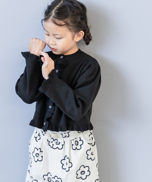 LOWRYS FARM（ローリーズファーム）の「プリプリニットカーディガン　 583717（カーディガン/ボレロ・キッズ・ブラック/レッド/グリーン系その他・130cm/120cm/140cm/110cm/150cm）」の22枚目の写真