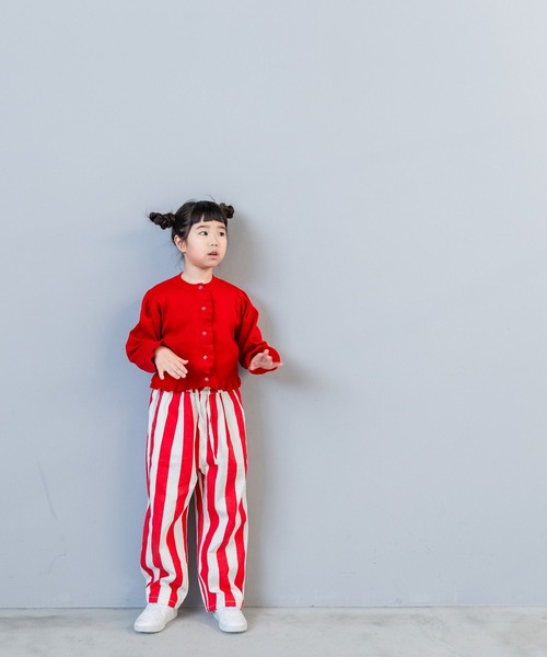 LOWRYS FARM（ローリーズファーム）の「プリプリニットカーディガン　 583717（カーディガン/ボレロ・キッズ・ブラック/レッド/グリーン系その他・130cm/120cm/140cm/110cm/150cm）」の12枚目の写真