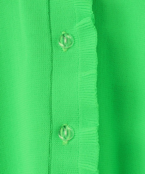 LOWRYS FARM（ローリーズファーム）の「プリプリニットカーディガン　 583717（カーディガン/ボレロ・キッズ・ブラック/レッド/グリーン系その他・130cm/120cm/140cm/110cm/150cm）」の5枚目の写真