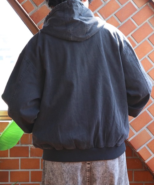 ８(eight)（エイト）の「ダックデニムジップパーカー（ブルゾン・メンズ・ブラウン系その他/グレー系その他/ブラック・MEDIUM/LARGE）」の7枚目の写真