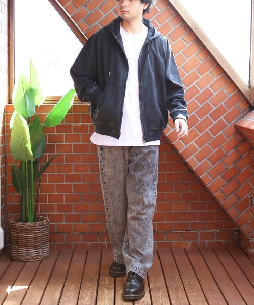 ８(eight)（エイト）の「ダックデニムジップパーカー（ブルゾン・メンズ・ブラウン系その他/グレー系その他/ブラック・MEDIUM/LARGE）」の9枚目の写真