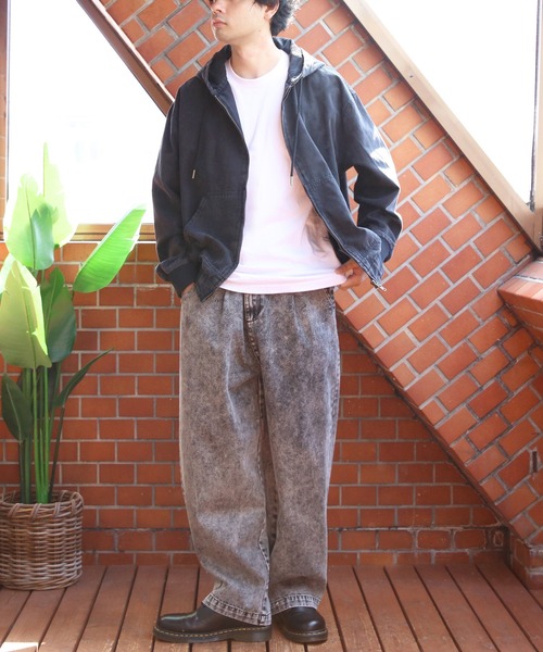 ８(eight)（エイト）の「ダックデニムジップパーカー（ブルゾン・メンズ・ブラウン系その他/グレー系その他/ブラック・MEDIUM/LARGE）」の10枚目の写真