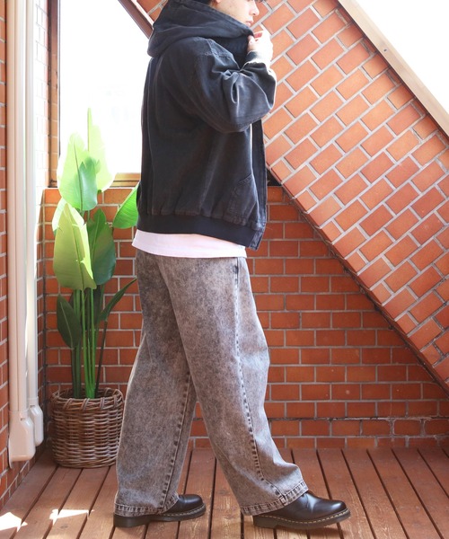 ８(eight)（エイト）の「ダックデニムジップパーカー（ブルゾン・メンズ・ブラウン系その他/グレー系その他/ブラック・MEDIUM/LARGE）」の11枚目の写真