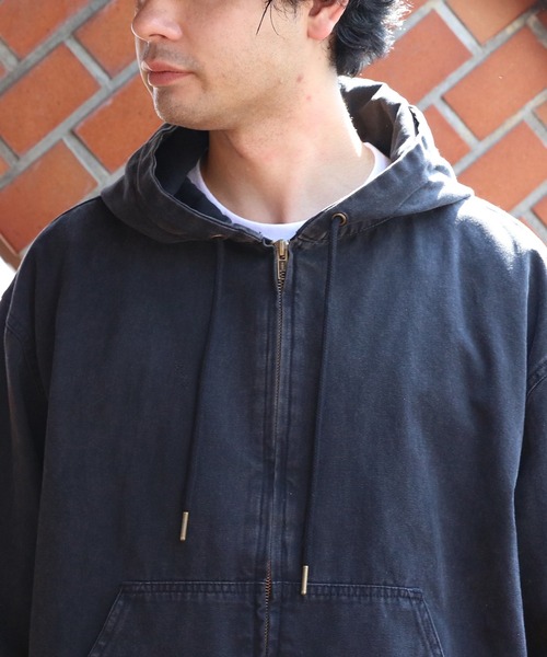 ８(eight)（エイト）の「ダックデニムジップパーカー（ブルゾン・メンズ・ブラウン系その他/グレー系その他/ブラック・MEDIUM/LARGE）」の22枚目の写真