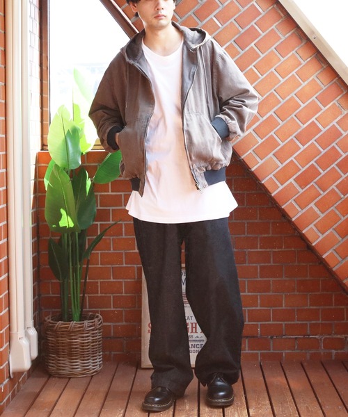 ８(eight)（エイト）の「ダックデニムジップパーカー（ブルゾン・メンズ・ブラウン系その他/グレー系その他/ブラック・MEDIUM/LARGE）」の18枚目の写真