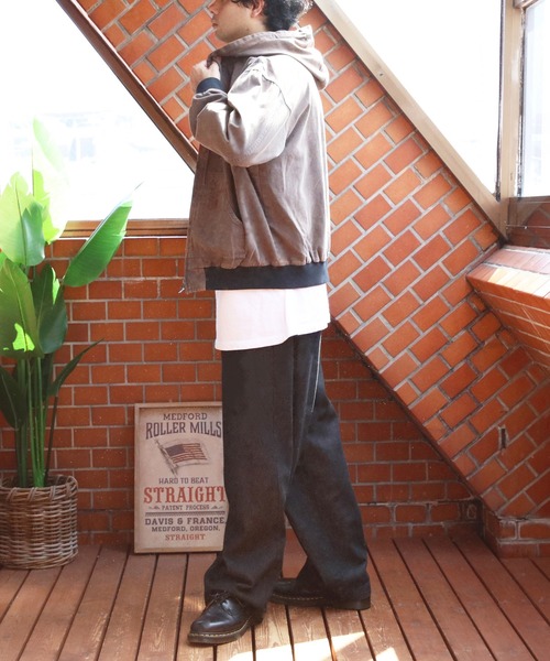 ８(eight)（エイト）の「ダックデニムジップパーカー（ブルゾン・メンズ・ブラウン系その他/グレー系その他/ブラック・MEDIUM/LARGE）」の20枚目の写真