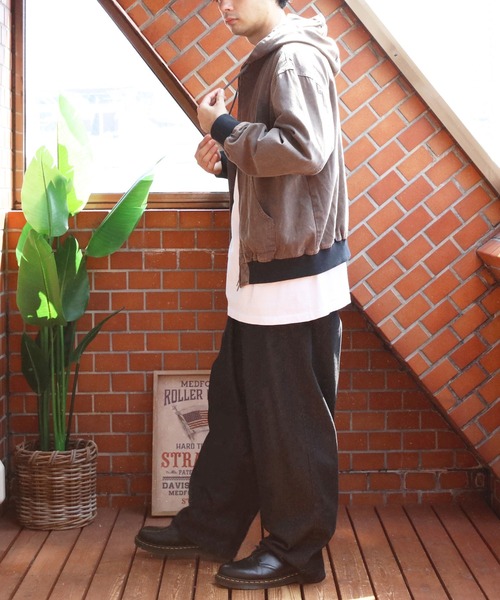 ８(eight)（エイト）の「ダックデニムジップパーカー（ブルゾン・メンズ・ブラウン系その他/グレー系その他/ブラック・MEDIUM/LARGE）」の21枚目の写真