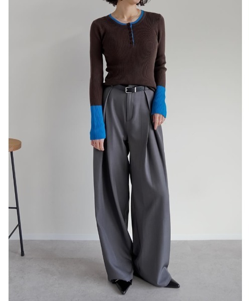 新色追加][2025AW COLLECTION][低身長/高身長サイズ有]ストレッチ