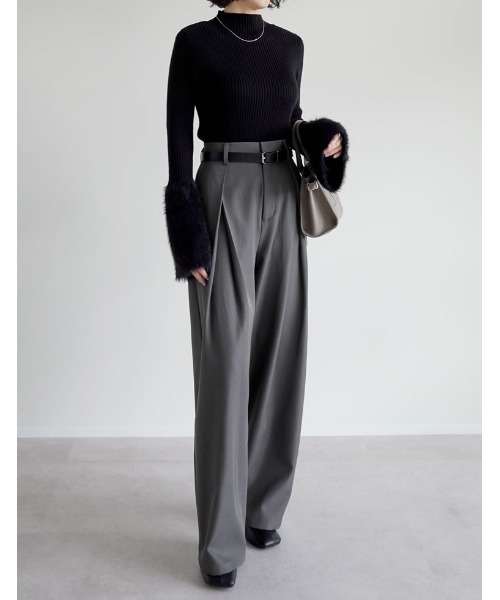 新色追加][2025AW COLLECTION][低身長/高身長サイズ有]ストレッチ