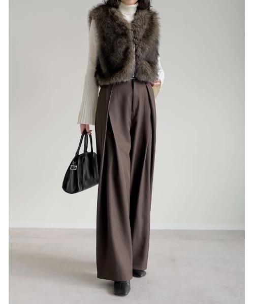 新色追加][2025AW COLLECTION][低身長/高身長サイズ有]ストレッチ