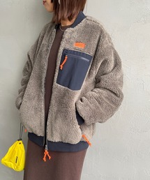 UNIVERSAL OVERALL | [UNIVERSAL OVERALL/ユニバーサルオーバーオール] 別注 ボアフリース ボンバージャケット(ブルゾン)