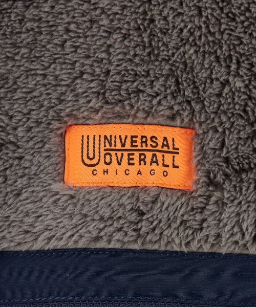 UNIVERSAL OVERALL（ユニバーサルオーバーオール）の「[UNIVERSAL OVERALL/ユニバーサルオーバーオール] 別注 ボアフリース ボンバージャケット（ブルゾン・レディース・ブラック/チャコールグレー・M/L/XL）」の21枚目の写真
