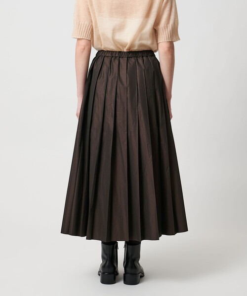 UNITED ARROWS（ユナイテッドアローズ）の「タフタ プリーツ ラメ スカート（スカート・レディース・ダークブラウン/ブラック・38/36）」の11枚目の写真