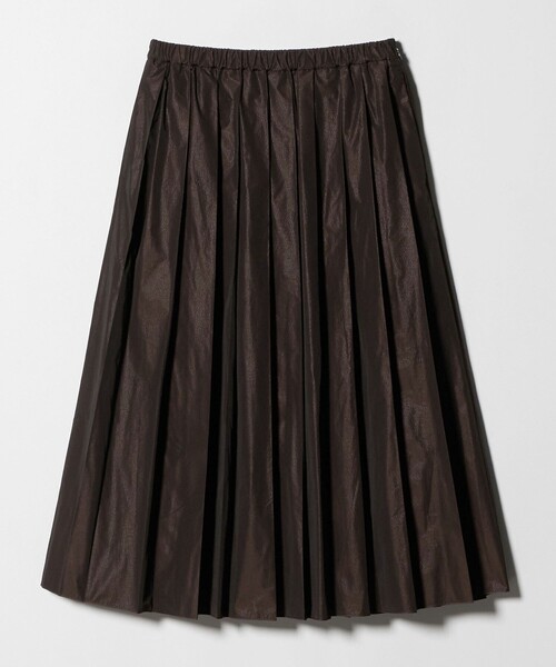UNITED ARROWS（ユナイテッドアローズ）の「タフタ プリーツ ラメ スカート（スカート・レディース・ダークブラウン/ブラック・38/36）」の12枚目の写真