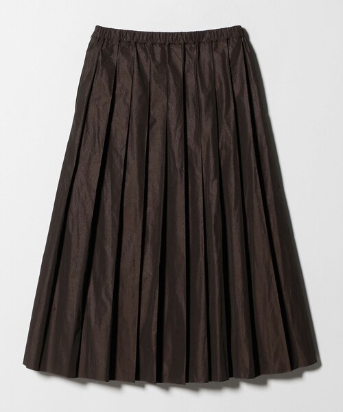 UNITED ARROWS（ユナイテッドアローズ）の「タフタ プリーツ ラメ スカート（スカート・レディース・ダークブラウン/ブラック・38/36）」の13枚目の写真