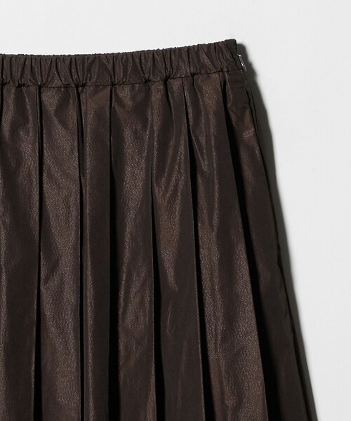 UNITED ARROWS（ユナイテッドアローズ）の「タフタ プリーツ ラメ スカート（スカート・レディース・ダークブラウン/ブラック・38/36）」の14枚目の写真