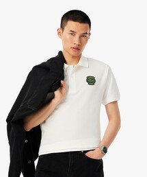 モノグラムジャカード半袖ポロシャツ（ポロシャツ）｜LACOSTE