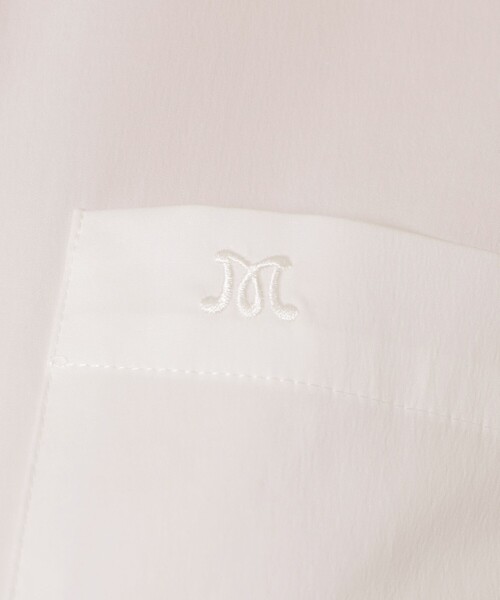 MACKINTOSH LONDON（マッキントッシュ ロンドン）の「コットンナイロンストレッチブラウス（シャツ/ブラウス・レディース・オフホワイト/ブルー・38/40）」の10枚目の写真