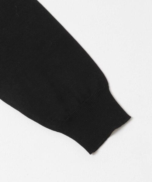 URBAN RESEARCH DOORS（アーバンリサーチドアーズ）の「LIFE STYLE TAILOR　コットンシルクハイゲージクルーニット（ニット/セーター・メンズ・アイボリー/ブラック/ブラウン・MEDIUM/LARGE）」の15枚目の写真