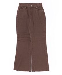 デニムパンツ（ブラウン/茶色系・フレア・ブーツカット）ファッション