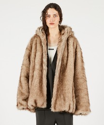PRANK PROJECT | 【2025Winter Pre-Order】フェイクファーフードパーカー / Fake Fur Hooded Hoodie(その他アウター)