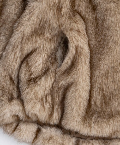 PRANK PROJECT（プランクプロジェクト）の「フェイクファーフードパーカー / Fake Fur Hooded Hoodie（その他アウター・レディース・ホワイト/ベージュ/ブラウン・FREE）」の21枚目の写真