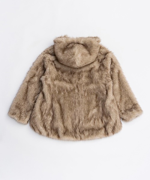 フェイクファーフードパーカー / Fake Fur Hooded Hoodie（その他