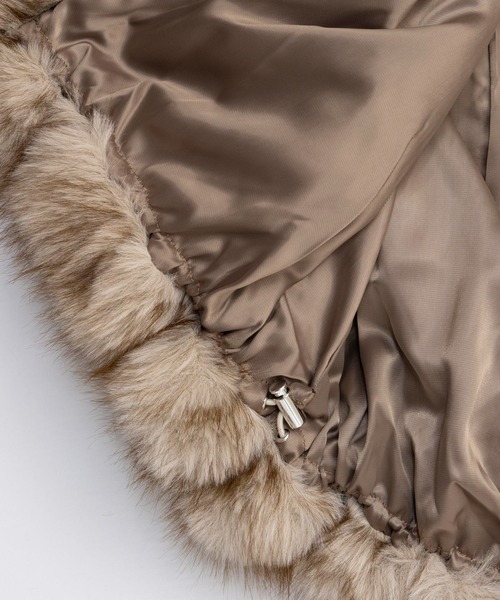 PRANK PROJECT（プランクプロジェクト）の「フェイクファーフードパーカー / Fake Fur Hooded Hoodie（その他アウター・レディース・ホワイト/ベージュ/ブラウン・FREE）」の19枚目の写真