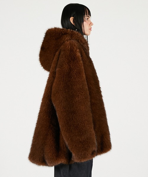 2025Winter Pre-Order】フェイクファーフードパーカー / Fake