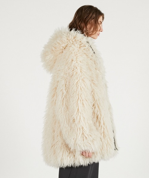 2025Winter Pre-Order】フェイクファーフードパーカー / Fake Fur