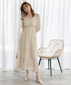 大きいサイズ】アシンメトリーデザインキャミワンピース（ワンピース