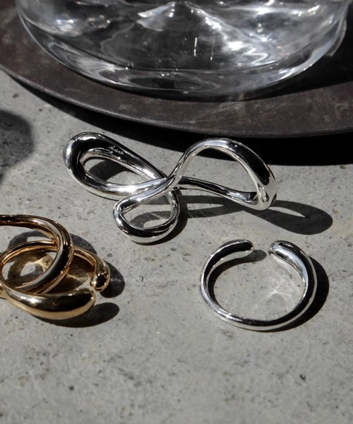 Soierie(ソワリー)の「ストリーム コネクト リング / Stream connect ring(リング・レディース・シルバー/ゴールド・FREE)」の2枚目の写真