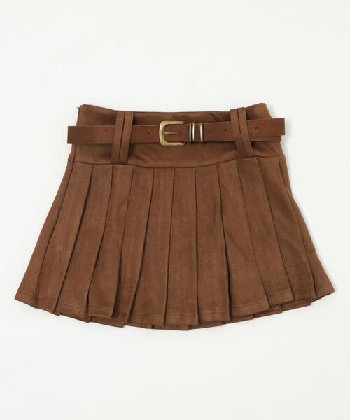 dispark（ディスパーク）の「DISPARK/ダブルループプリーツミニスカパン（スカート・レディース・ブラック/ブラウン・FREE）」の14枚目の写真