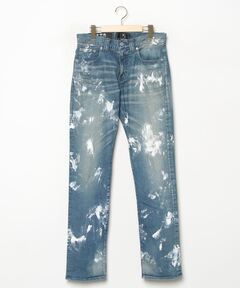 ブランド古着】本人期 90S ペイント加工 スキニーデニムパンツ（デニム