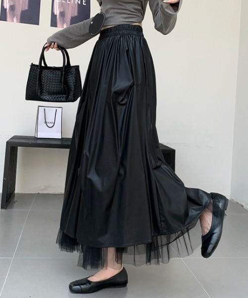 DIANTE レザースカート e175d4e7c16ed1b7d7c3e0243eb0f8