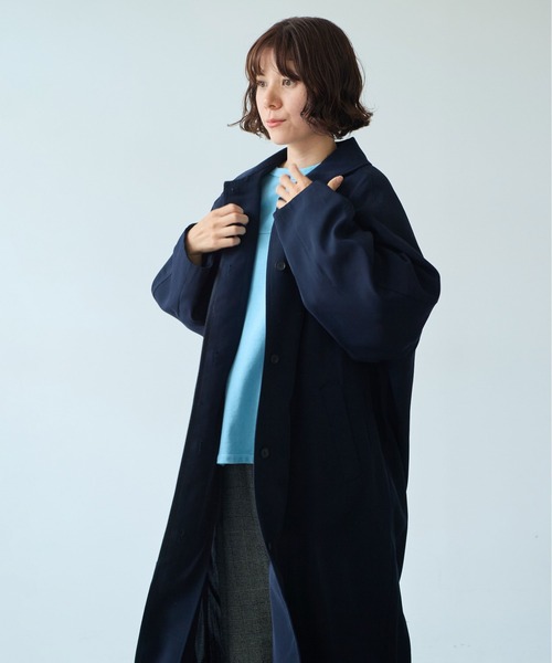 yuni（ユニ ）の「ウールビスコース bal collar コート（その他 