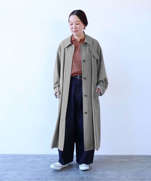 yuni ウールコート yuni（ユニ ）の「ウールビスコース bal collar コート（その他