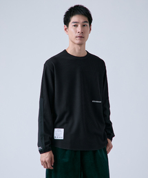 B.C STOCK | 【OLIVEDRAB/オリーブドラブ】サーマルクルーネック ロングスリーブTシャツ(Tシャツ/カットソー)